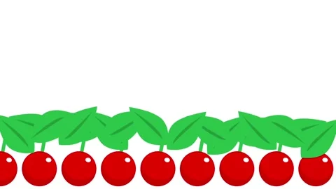 Cherry Row Stock Footage 335630589