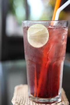 Cherry soda Stock Photos