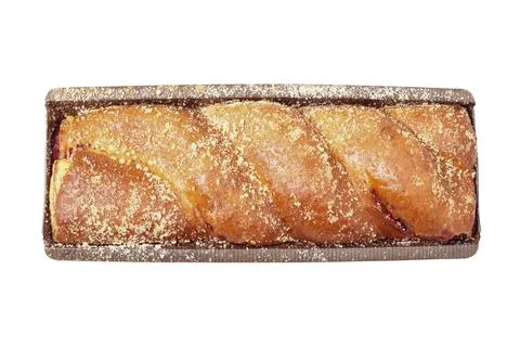 Cherry strudel Stock Photos