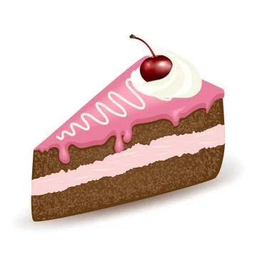 Cherry Swirl Illustrazione stock