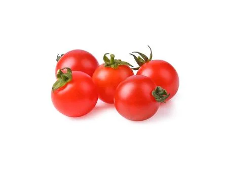 Cherry tomato isolated on white background Stock Photos