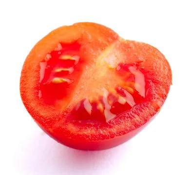Cherry tomato isolated on white. High quality photo. Stock Photos