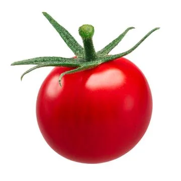 Cherry tomato, paths Stock Photos