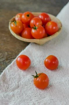 Cherry tomato 스톡 사진