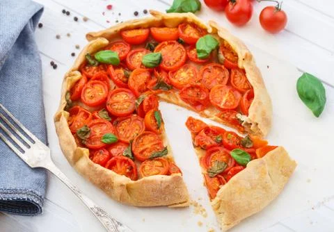 Cherry tomato tart Photos