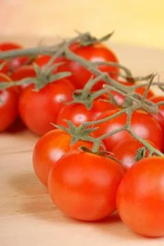 Cherry tomatoes close-up Foto stock