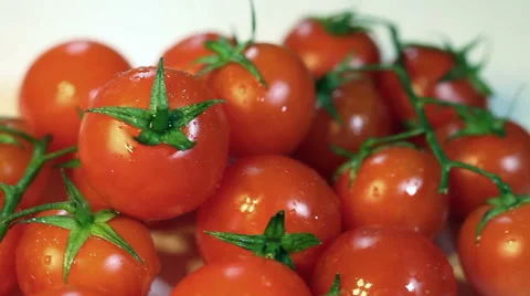 Cherry tomatoes Vídeo Stock 47793048