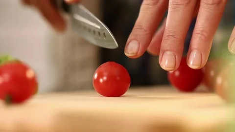 Cherry tomatoes Stock Footage 85277390