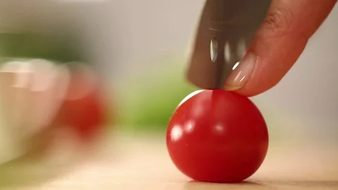 Cherry tomatoes Stock Footage 85277392