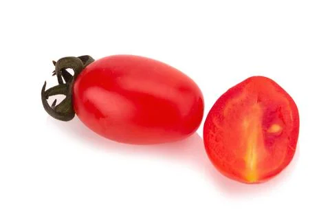 Cherry tomatoes isolated on white background Foto stock