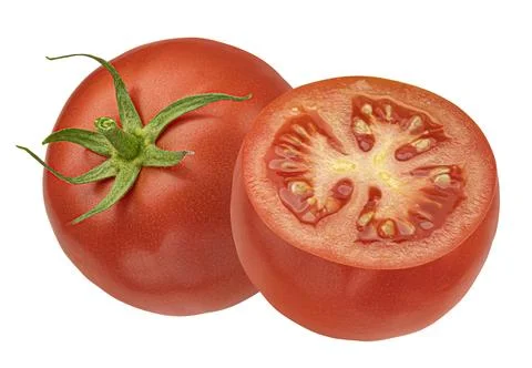 Cherry tomatoes isolated on white background Foto stock