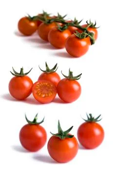 Cherry tomatoes Stock Photos