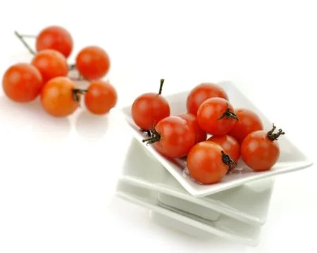 Cherry tomatoes Stock-Fotos