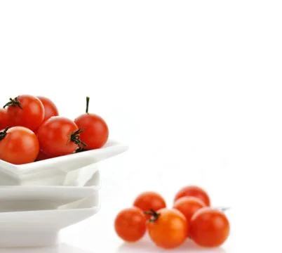 Cherry tomatoes Stock Photos