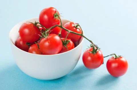 Cherry tomatoes Stock Photos