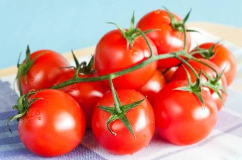 Cherry tomatoes Foto stock