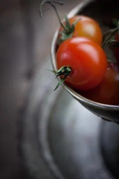 Cherry tomatoes Stock Photos