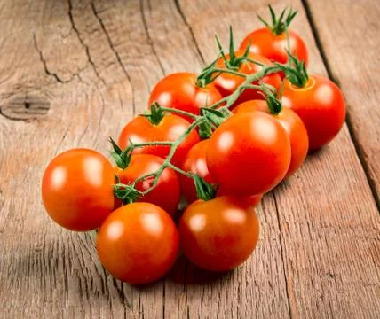 Cherry tomatoes Stock Photos