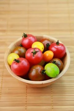 Cherry tomatoes Stock Photos