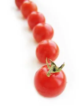 Cherry tomatoes Stock Photos