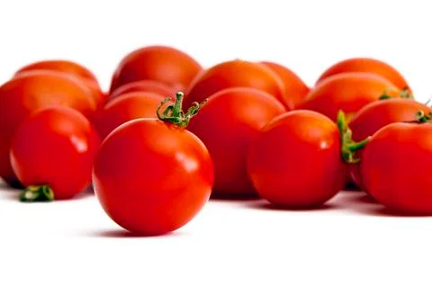 Cherry tomatoes Stock Photos
