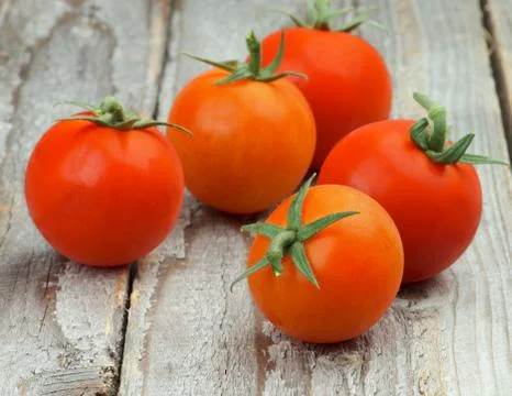 Cherry tomatoes Stock Photos