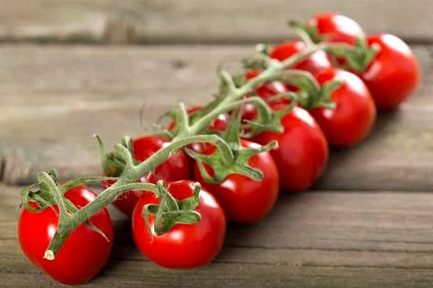 Cherry tomatoes Stock Photos