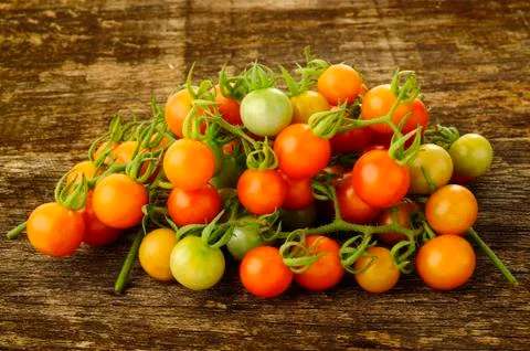 Cherry tomatoes Stock Photos