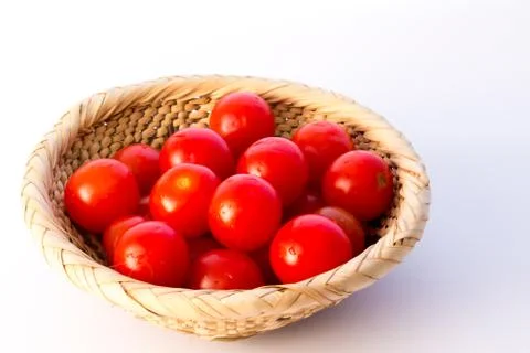 Cherry tomatoes Stock Photos