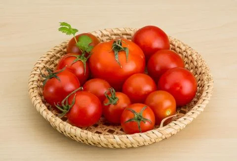 Cherry tomatoes Stock Photos