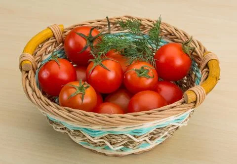 Cherry tomatoes Stock Photos