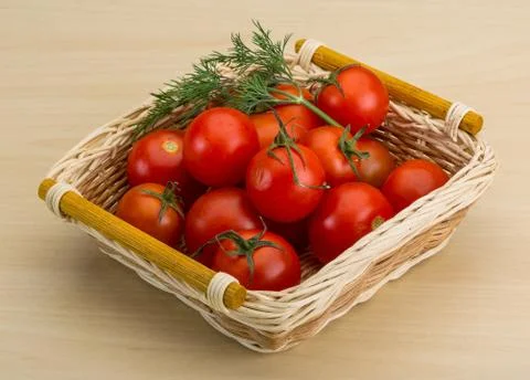 Cherry tomatoes Stock Photos