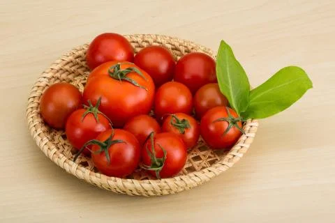 Cherry tomatoes Stock Photos