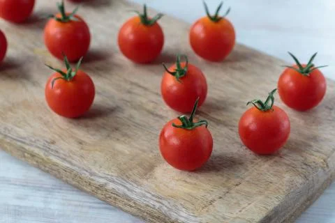 Cherry tomatoes Stock Photos