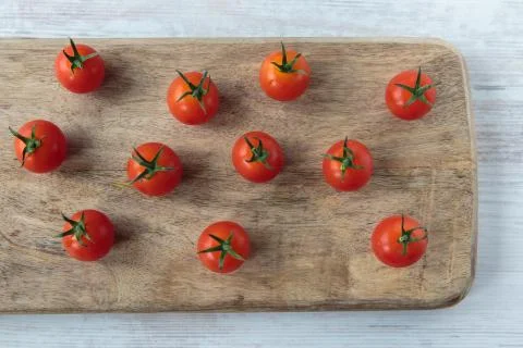 Cherry tomatoes Stock Photos