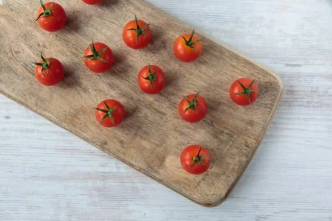 Cherry tomatoes Stockfoto's