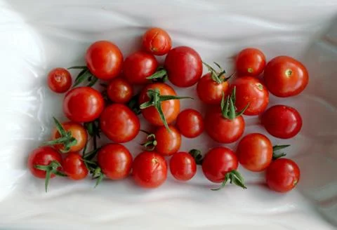 Cherry tomatoes Stock Photos