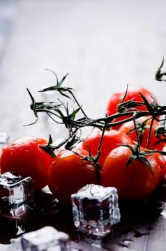 Cherry Tomatoes Stock-Fotos