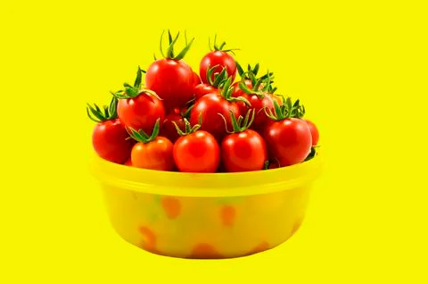 Cherry tomatoes Stock Photos