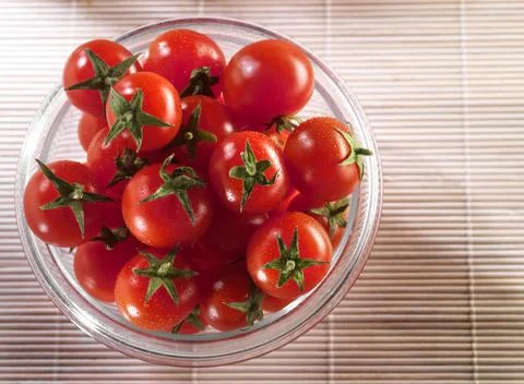 Cherry tomatoes Stock Photos