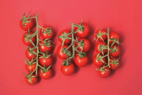 Cherry tomatoes Stock Photos