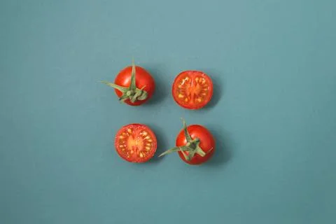 Cherry tomatoes Stock Photos