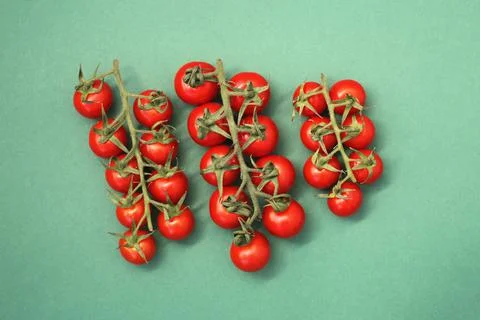 Cherry tomatoes Stock Photos