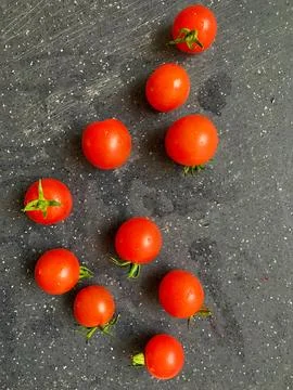 Cherry tomatoes Foto stock