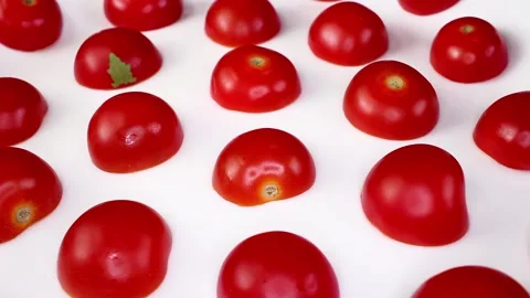 Cherry Tomatoes Tomato Closeup Video Stock Footage 185685673