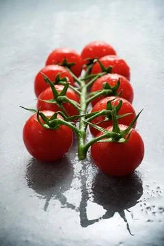 Cherry tomatoes view Фото