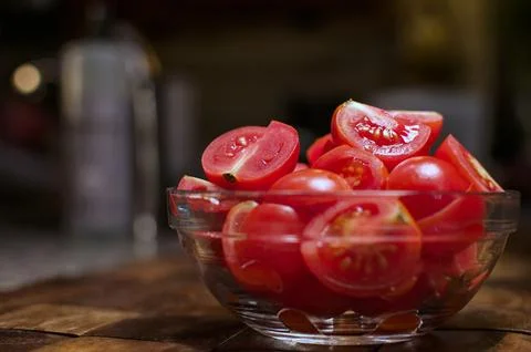 Cherry Tomoatos Stock Photos