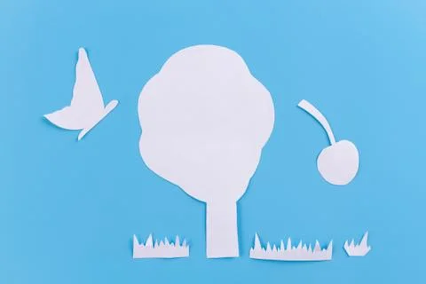 Cherry on tree Stock Photos