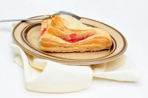 Cherry turnover side view Stock Photos