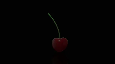 Cherry turns on itself looping Stock Footage 238550326